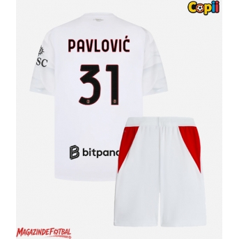 AC Milan Strahinja Pavlovic #31 Echipament de Fotbal Replică 2026-27 Copii Deplasare (+ Șorturi)